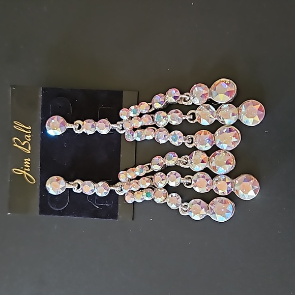 Jim Ball Jewelry - AB Crystal Drop Earrings